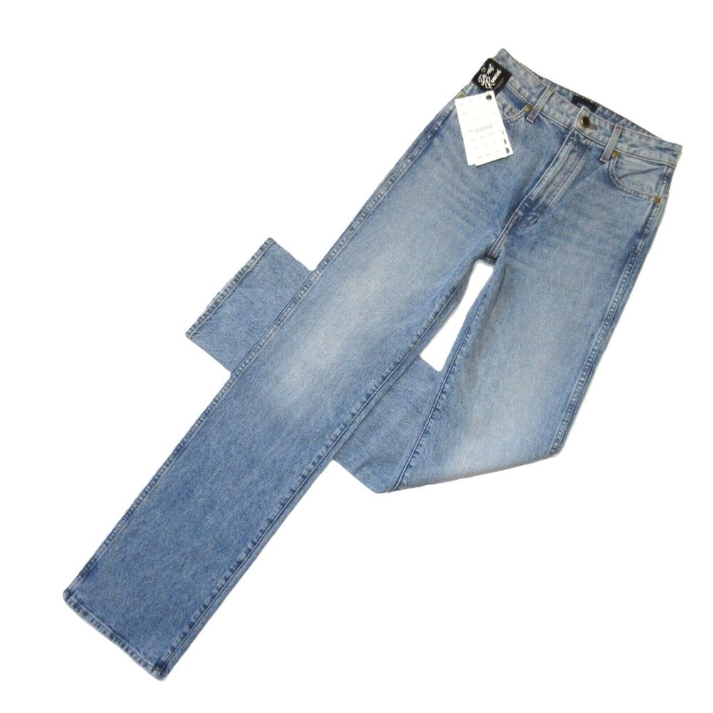 NWT Khaite Danielle in Bryce High Rise Slim Fit Straight Leg Jeans 26